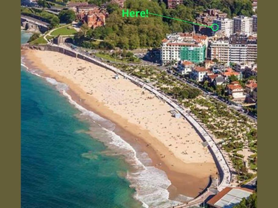 Apartamento A 5Min De La Playa De Ondarreta Сан-Себастьян Экстерьер фото